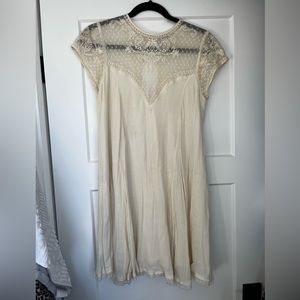 Cream lace dress